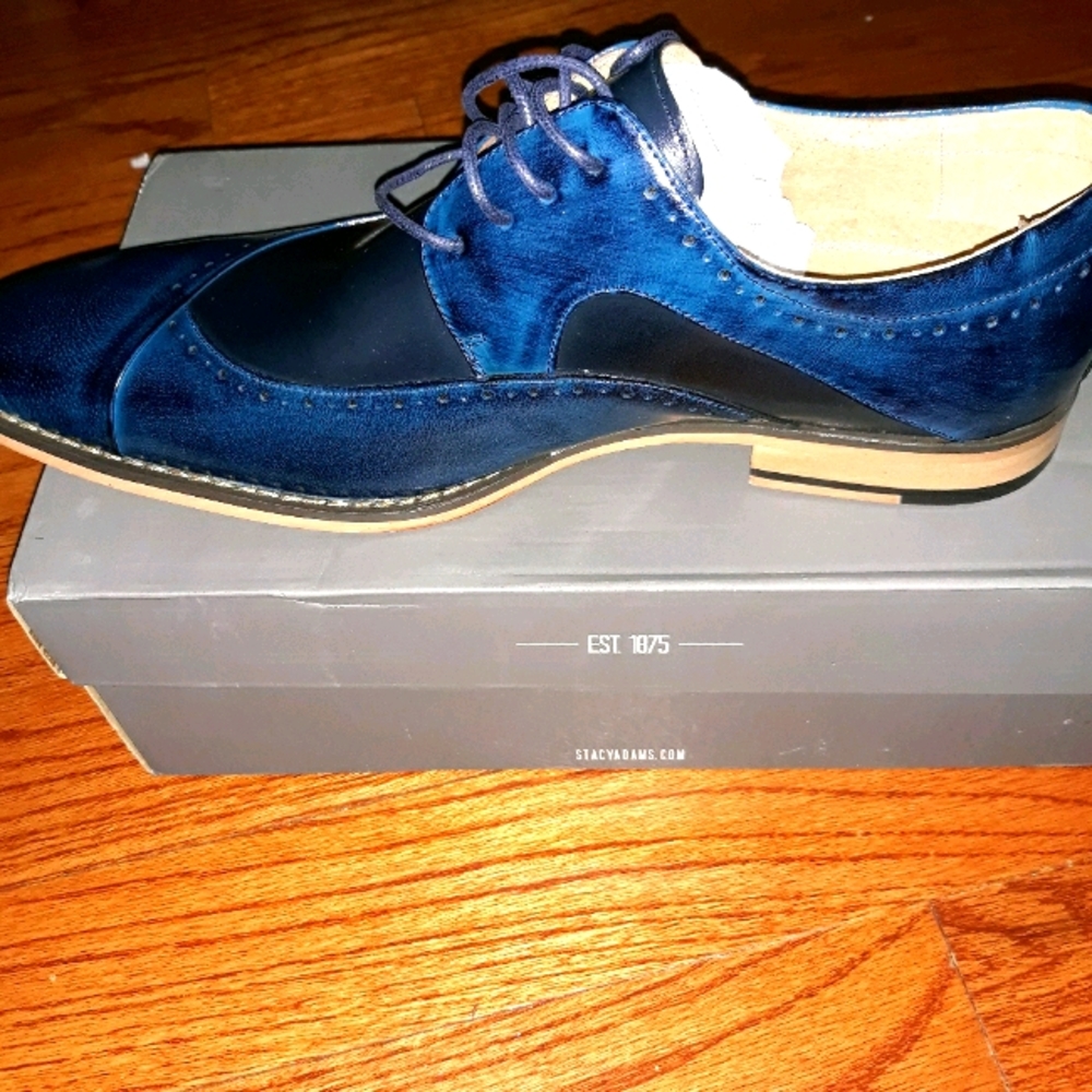 Stacy Adams Tammany Folded Moc Toe Oxford